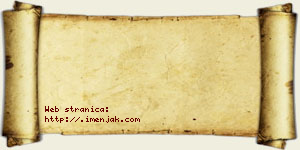 Isak Rudja vizit kartica